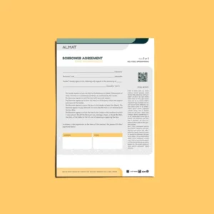 Almat Borrower Agreement A4 Template