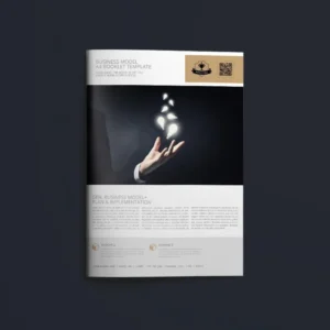 Business Model A4 Booklet Template