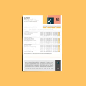 Customer Questionnaire Form